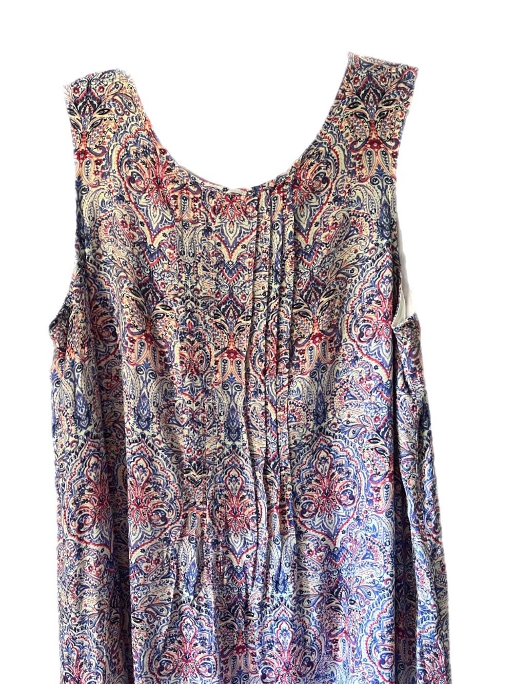 J Jill maxi Paisley Coastal Beach Conservative Dress